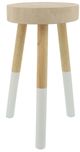 Sagebrook Home Wooden 22” Brown 2-Tone Stool-2