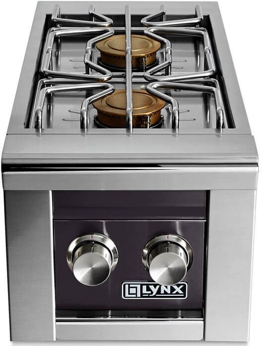 LYNX® Professional 13" Obsidian Built-In Double Natural Gas Side Burner-0