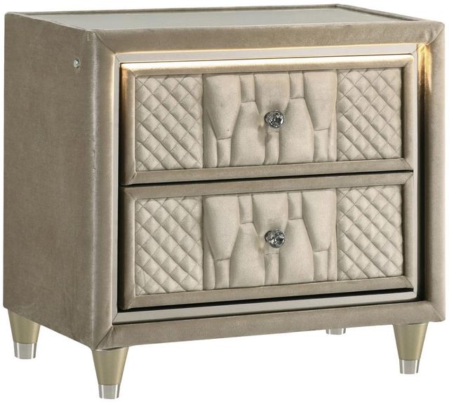 Coaster® Lorient 4-Piece Ivory/Camel Queen Bedroom Set-3
