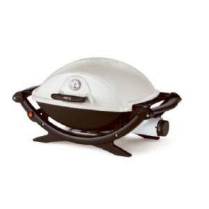 Weber Q220 Gas Grill in Silver Cast Aluminum - 566002-0