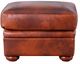 Leather Italia™ Cambria Arizona Brown Ottoman-1