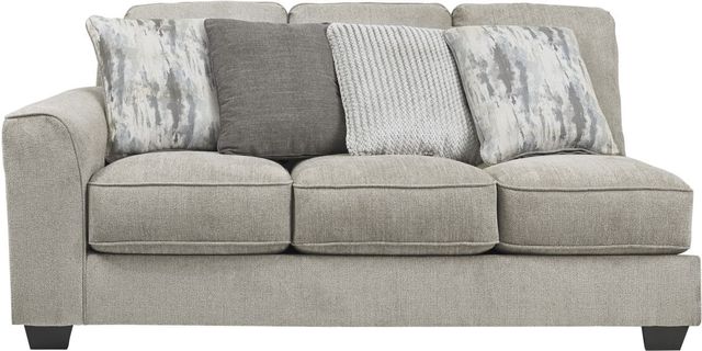 Benchcraft® Ardsley 3-Piece Pewter 106" L-Shape Sectional-1