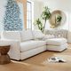 Bassett® Furniture Allure 2-Piece Alabaster L-Shaped Sectional Sofa Chaise-1