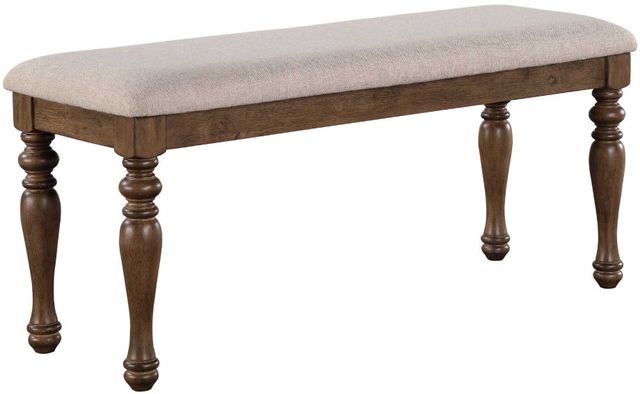Steve Silver Co. Joanna Caramel/Oatmeal Bench -0