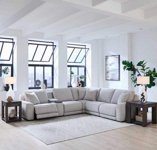 Liberty Furniture Blake 6-Piece Estero Smoke Power Reclining Sectional Sofa Set-3