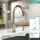 Hansgrohe Talis C Polished Nickel High Arc 2-Spray Pull-Down Kitchen Faucet-1