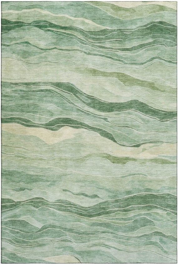 Dalyn™ Rug Company Pacifica Green 5'x8' Area Rug-0