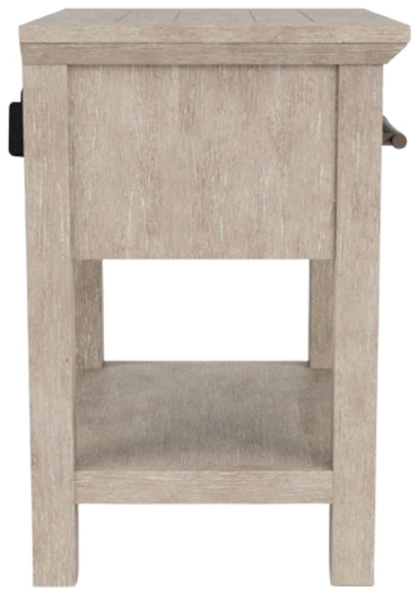 Riverside Furniture Bennett Frosted Gray Nightstand-3