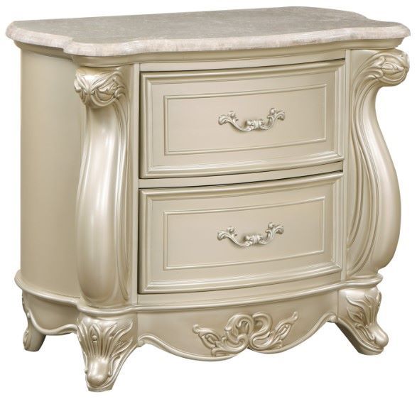 New Classic® Home Furnishings Monique 4-Piece Champagne California King Panel Bedroom Set-3