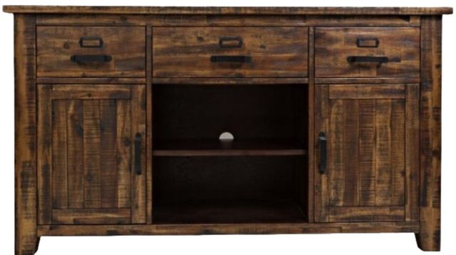 Jofran Inc. Cannon Valley Brown 70" Media Console-1