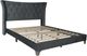 Fashion Bed Group Danielle Grey King Upholstered Bed-0