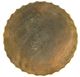 Currey & Company Rasi Antique Brass Stool-2