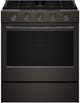 KitchenAid® 30" Black Ore Smart Slide-in Gas Range with Convection Cooking Modes and 2-in-1 Burner-0