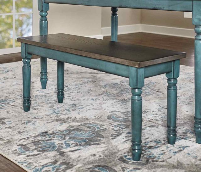 Powell® Willow Burnished Smoke/Teal Blue Bench-1