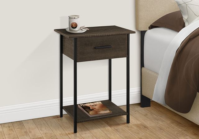 Monarch Specialties Inc. Dark Oak Accent Table-2