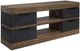 International Furniture Direct Tuxedo Brown/Satin Black 4-Drawer TV Stand-0