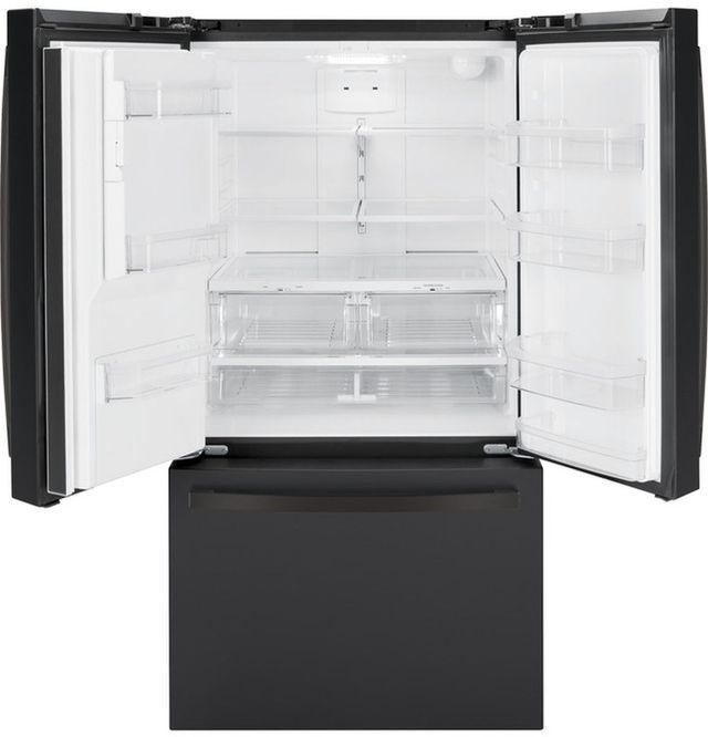 GE® 36" 25.6 Cu. Ft. Black Slate French Door Refrigerator-2