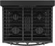 Whirlpool® 30" Black Freestanding Gas Range with Air Cooking Technology and Steam Clean-4