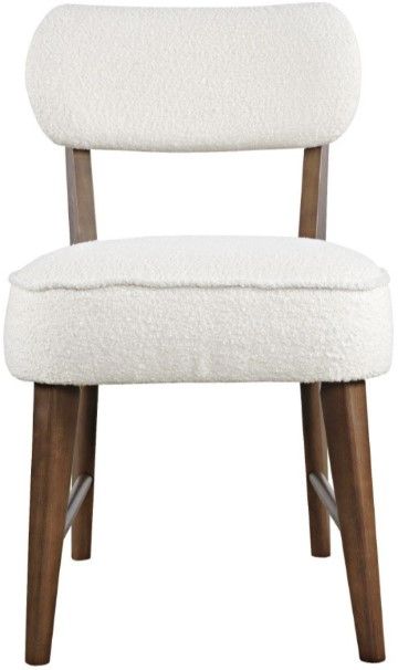 Jofran Inc. Urban Archive Wes Walnut/White Dining Side Chair-1