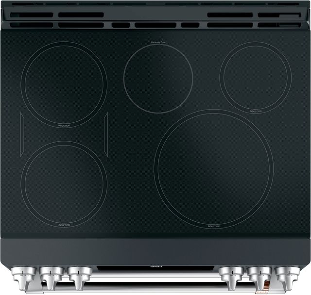 Café™ 30" Matte Black Slide In Double Oven Electric Range-1