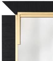 StyleCraft Norman Wyatt Home Gloss Black/Gold Mirror-1