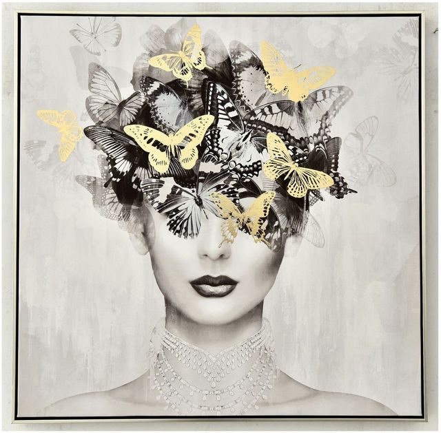 Moe's Home Collection Monarca Black/Gold Wall Decor-0