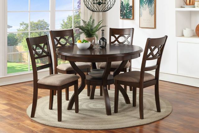 New Classic® Home Furnishings Cori 5-Piece Cherry Dining Set-1