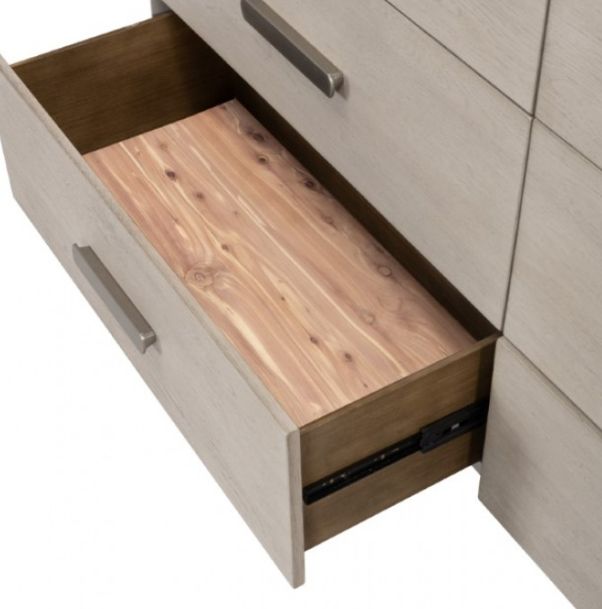 Furniture of America® Pocatello White Oak Dresser-4