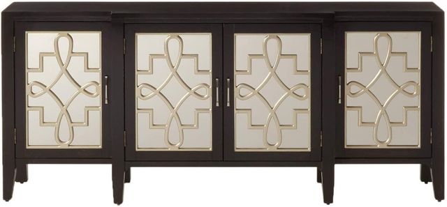 ACME Furniture Kacia Antique Black/White Console Cabinet-3