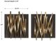 Uttermost® Crosshatch 2-Piece Gold Wall Decor Set-2