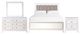 Steve Silver Co. Cassie 4-Piece Pearl King Panel Bedroom Set-0