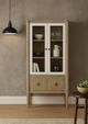Bernards Citrus Heights Brown Display Bookcase-1