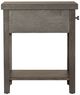 Liberty Furniture Modern Farmhouse Dusty Charcoal Chairside Table-3