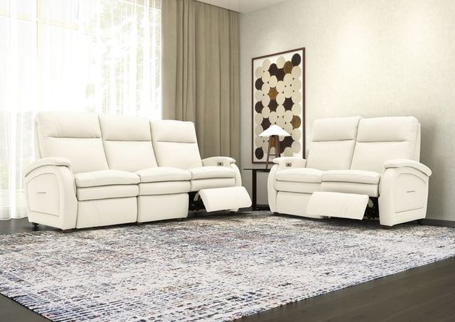 Fornirama 3480 Off-White Power Reclining Sofa-2