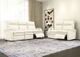 Fornirama 3480 Off-White Power Reclining Sofa-2