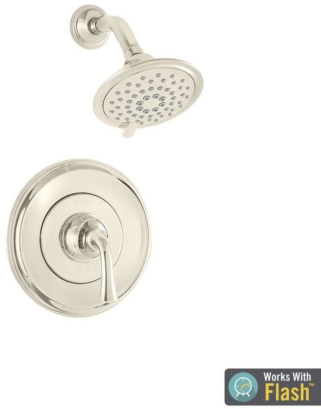 American Standard Patience® Polished Nickel Shower Only Trim Kit with Pressure Balance Cartridge-1