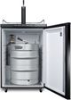 Summit® 24” 5.6 Cu. Ft. Black Kegerator-3