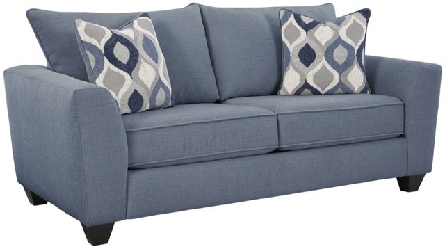 Albany Industries Clearview Blue Full Sleeper Sofa-1
