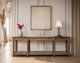 International Furniture Direct Tiffany Sepia Brown 17" Sofa Table-2