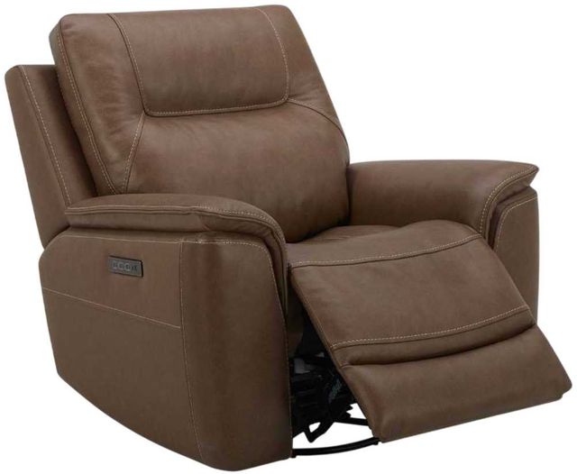 Liberty Furniture Collins York Chestnut Leather Power Recliner-1