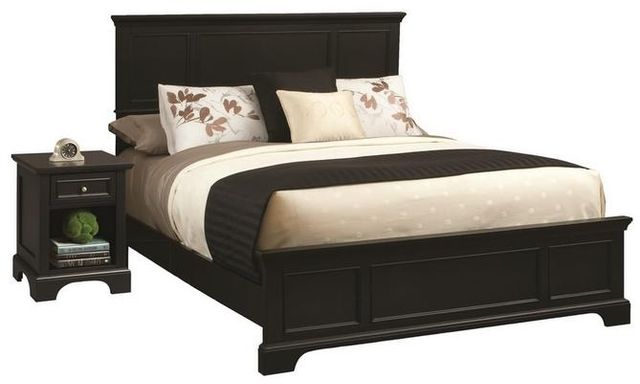 homestyles® Bedford Black King Bed and Nightstand-0