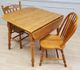Allwood Furniture Group #131 Laminate Top Wood Edge Drop Leaf Table Set-0