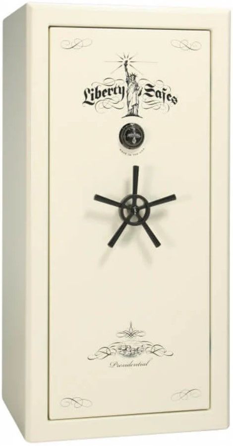 Liberty Safe Presidential White Marble 25 Mechanical Lock Gun Safe-0