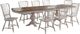 Liberty Furniture Magnolia Manor 9-Piece Antique White/Weathered Bark Dining Set-0
