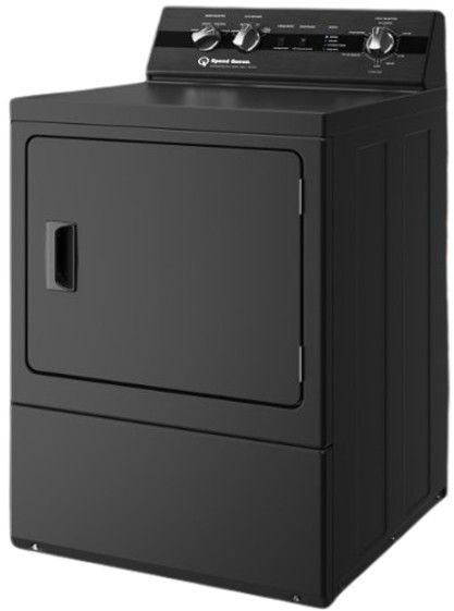 Speed Queen® DC5 7.0 Cu. Ft. Matte Black Gas Dryer-2