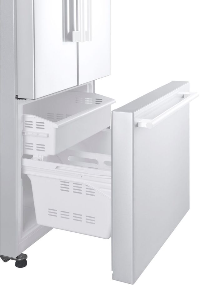 Galanz 16 Cu. Ft. White French Door Refrigerator-4