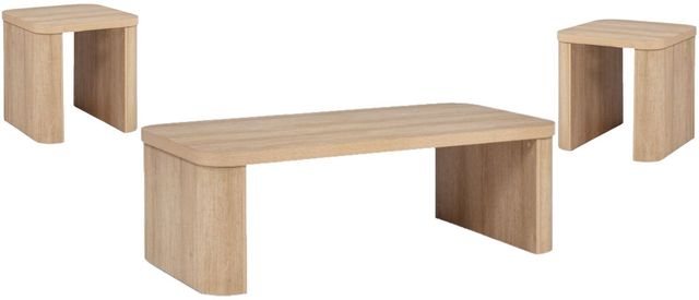 Crown Mark Ashton 3-Piece Beige Occasional Table Set-0