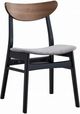 ACME Furniture Rebi 2-Piece Black/Gray Upholstered Dining Side Chair Set-0