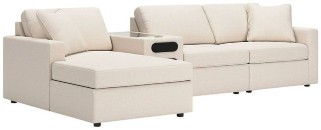 Signature Design by Ashley® Modmax 4-Piece Oyster Left Arm Facing Chaise Sectional