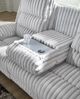 Signature Design by Ashley® Rhines Falls Alloy Power Reclining Sofa with Drop Down Table-5